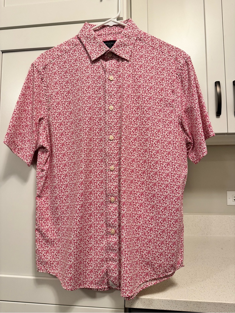 UNTUCKit Men's Short-Sleeve Button-Down Shirt